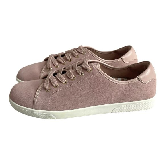 Vionic Sunny Brinley Women's Blush Pink Suede Lace-Up Casual Comfort Shoes Sz 11 - Picture 6 of 9